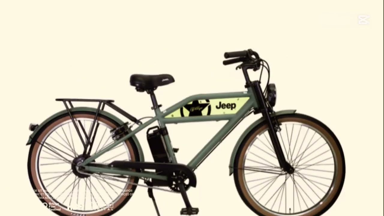 Jeep JE-260e Black / OliveJeep初のビーチクルーザー電動アシスト