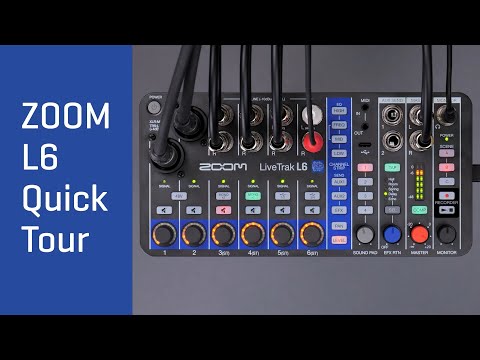 ZOOM LiveTrak L6: A tiny 10-channel mixer and recorder - Gearspace