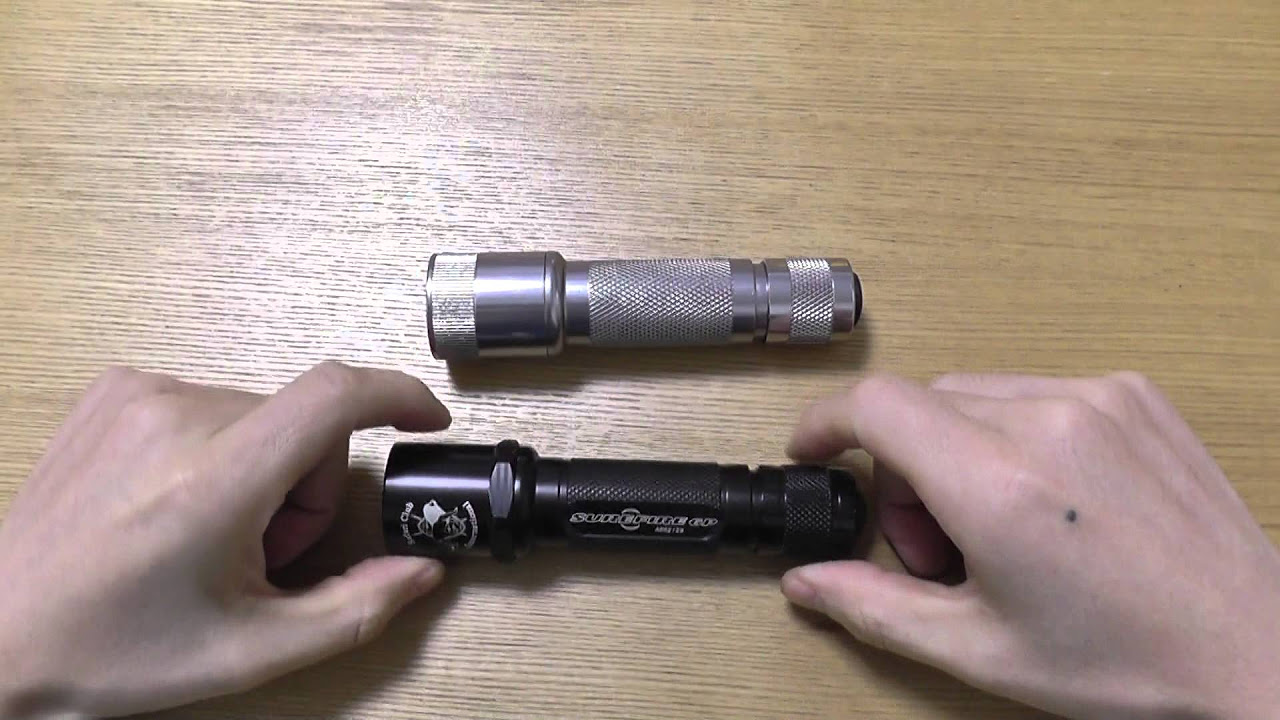 懐中電灯 名作集】 原点 SURE・FIRE 6P レーザープロダクト社製