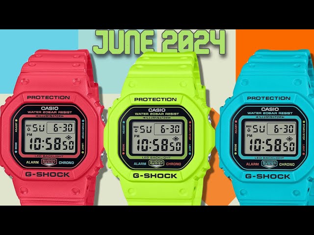 G-Shock DW-5600EP Energy Pack Series - YouTube