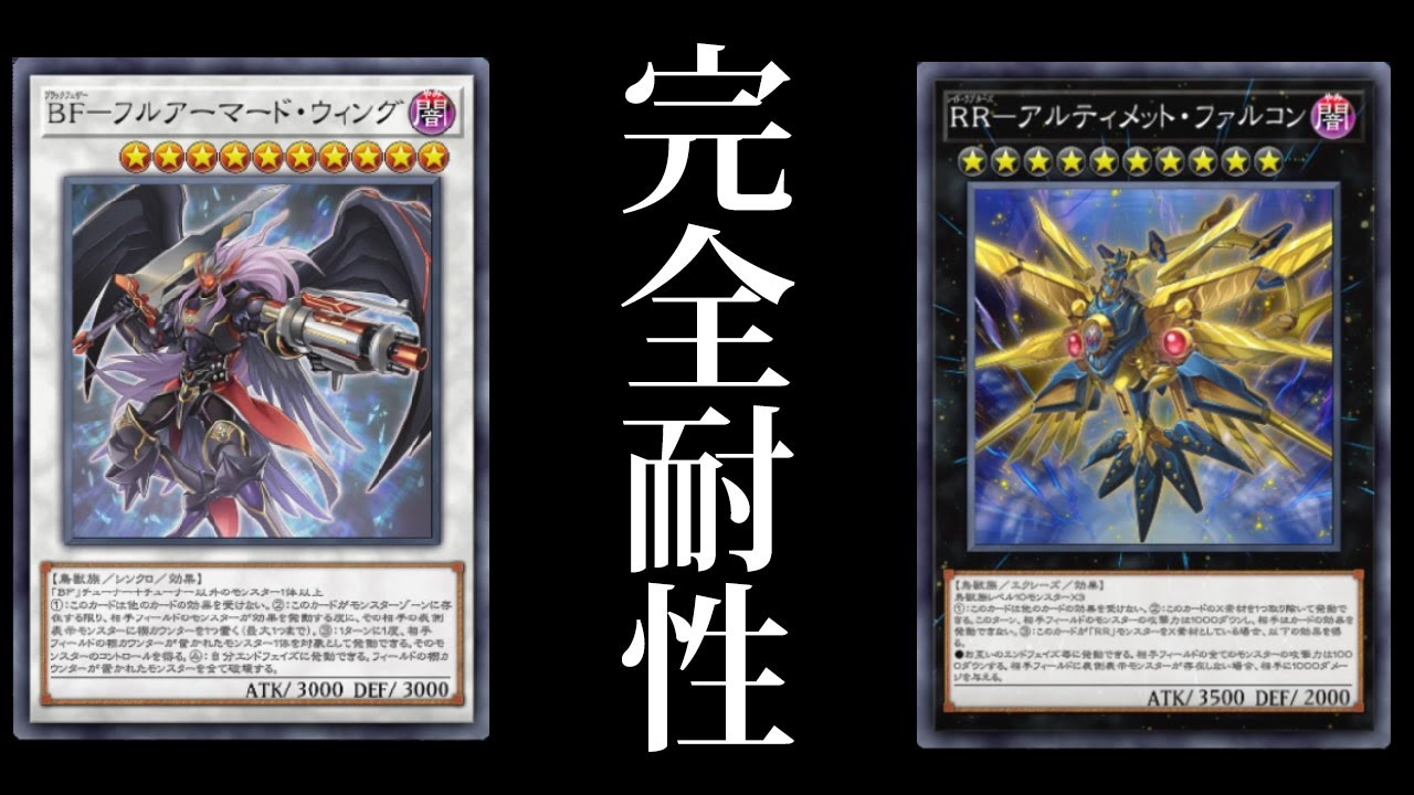 BF＆ RRで1Tから完全耐性盤面作るデッキが楽しすぎた件【遊戯王