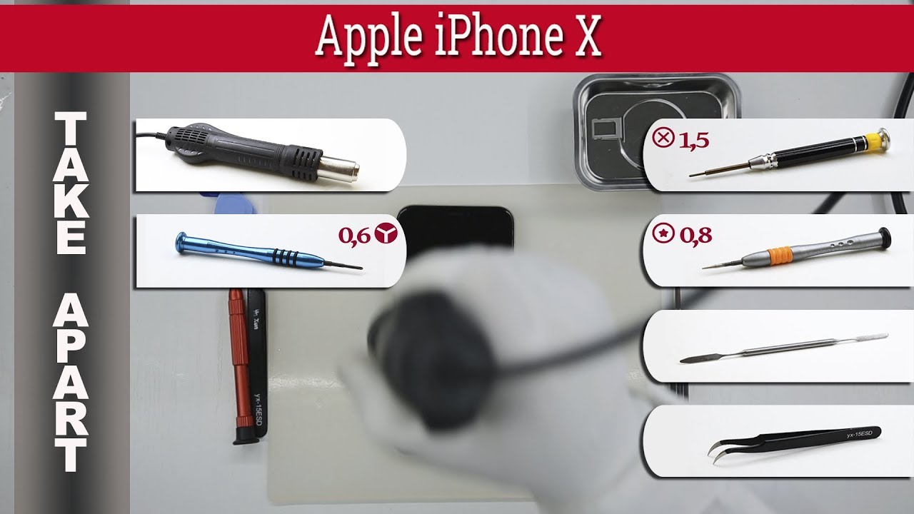 How to disassemble 🍎 📱 Apple iPhone X (A1865 / A1901) Take apart