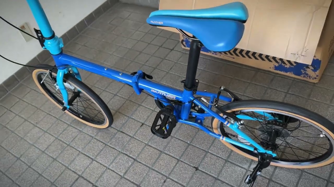 PANTHER (パンサー) 折りたたみ自転車 HEBE 組立動画 - YouTube