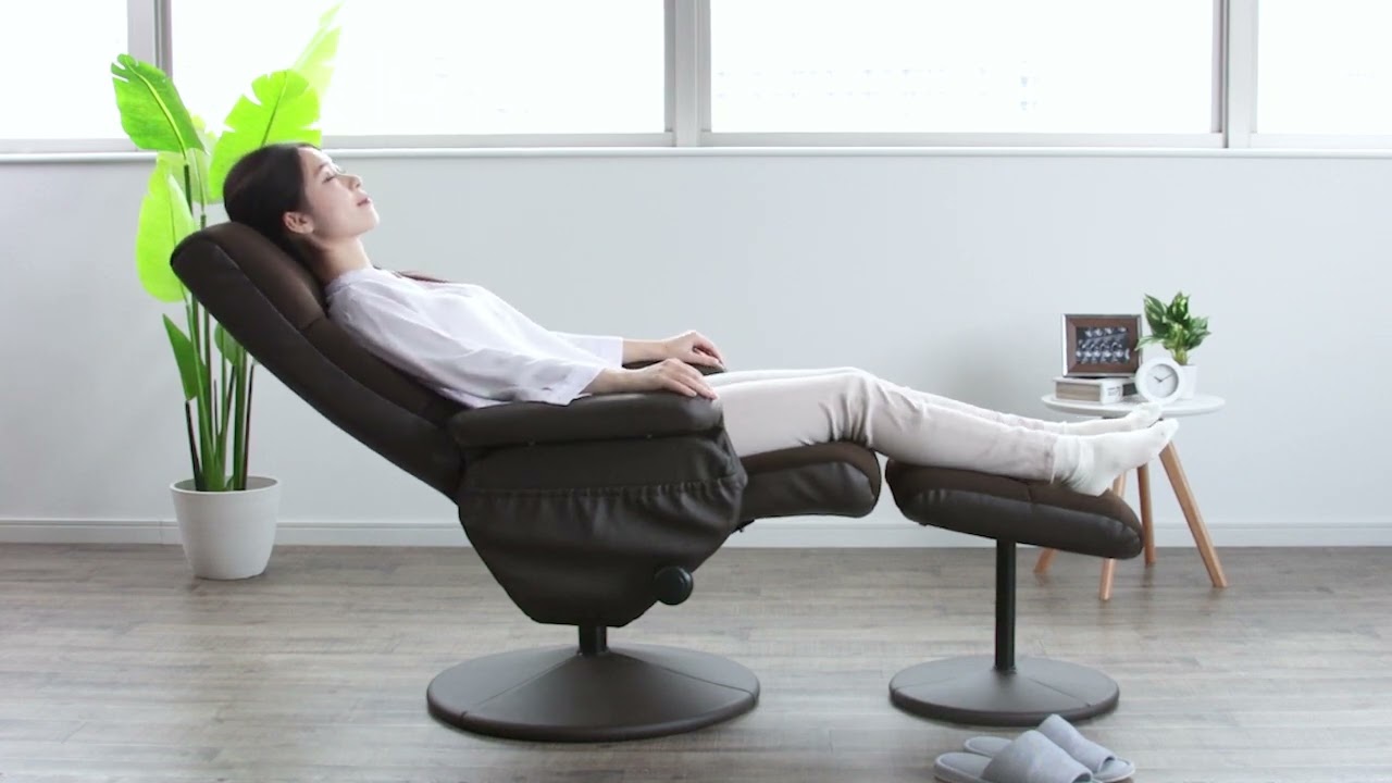 パーソナルチェア（オットマン付） Dメッシュ BK ブラック <N