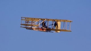 130120 ライトフライヤー号(R/C Wright Flyer) - YouTube