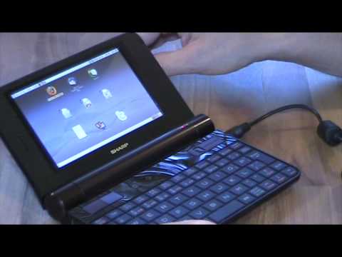 Sharp NetWalker PC-Z1 unboxing and hands-on - YouTube