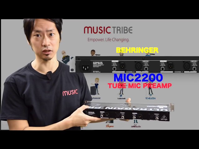 Behringer 2ch 真空管マイクプリアンプ MIC2200 ULTRAGAIN PRO 製品