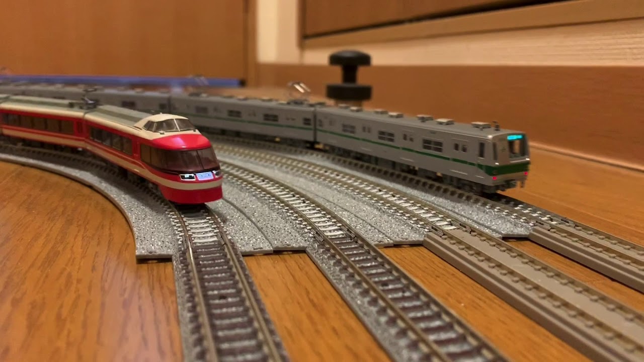 Nゲージ】KATO NSE 3100形・TOMIX LSE 7000形 小田急ロマンスカー 走行