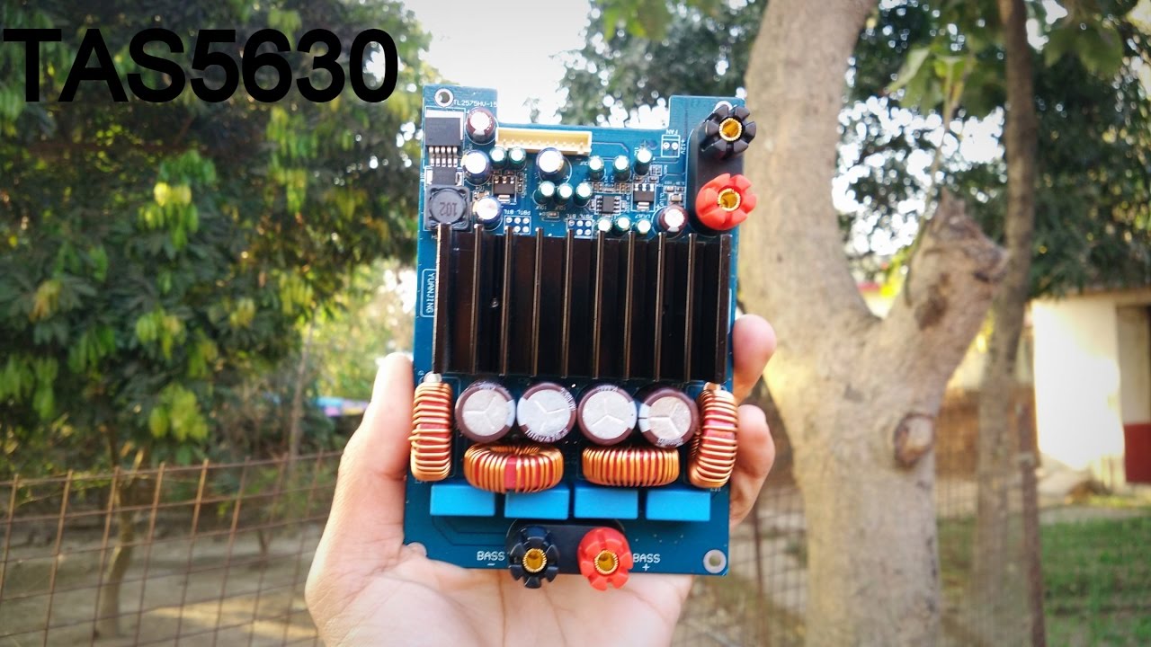 TAS5630 Amplifier Test | Class D 600 Watt Amplifier - YouTube
