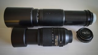 Tamron 200-400mm f/5.6 vs Nikon Nikkor 55-300mm f/4.5-5.6 -/+
