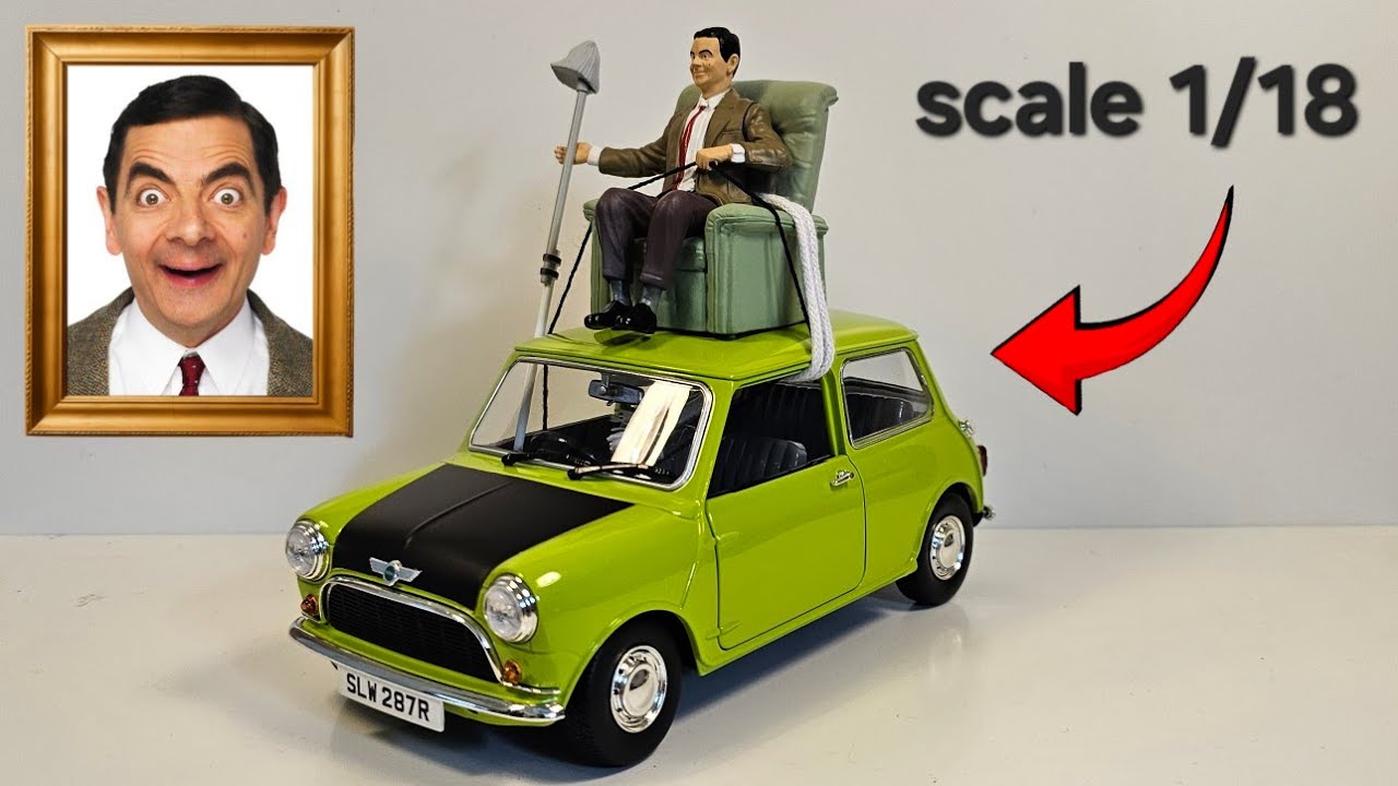 Mr Bean's tiny Mini Cooper - YouTube