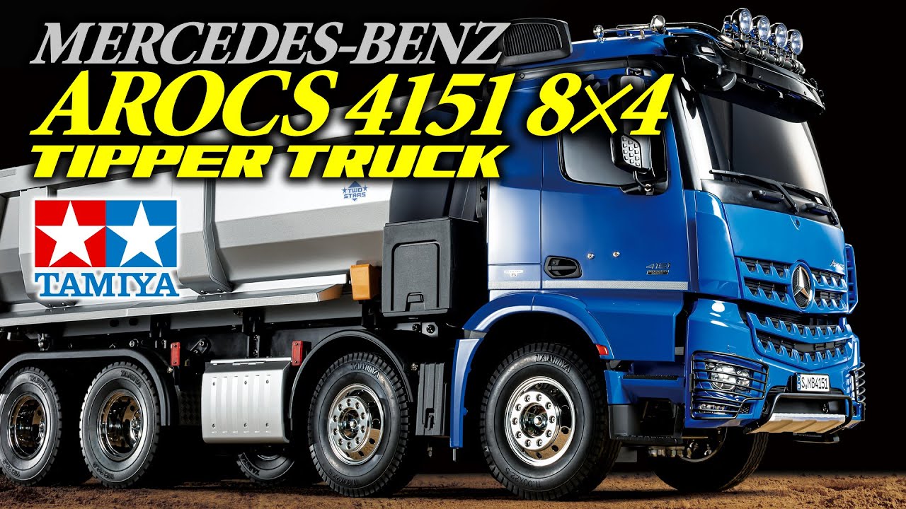 Tamiya 56366 1/14 R/C Mercedes-Benz Arocs 4151 8x4 Tipper Truck