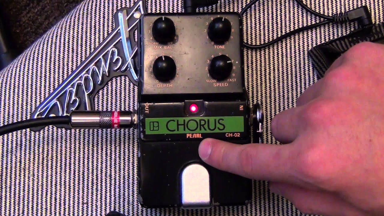 Arnold returns with a review of the rare Pearl Chorus Ch-02 pedal