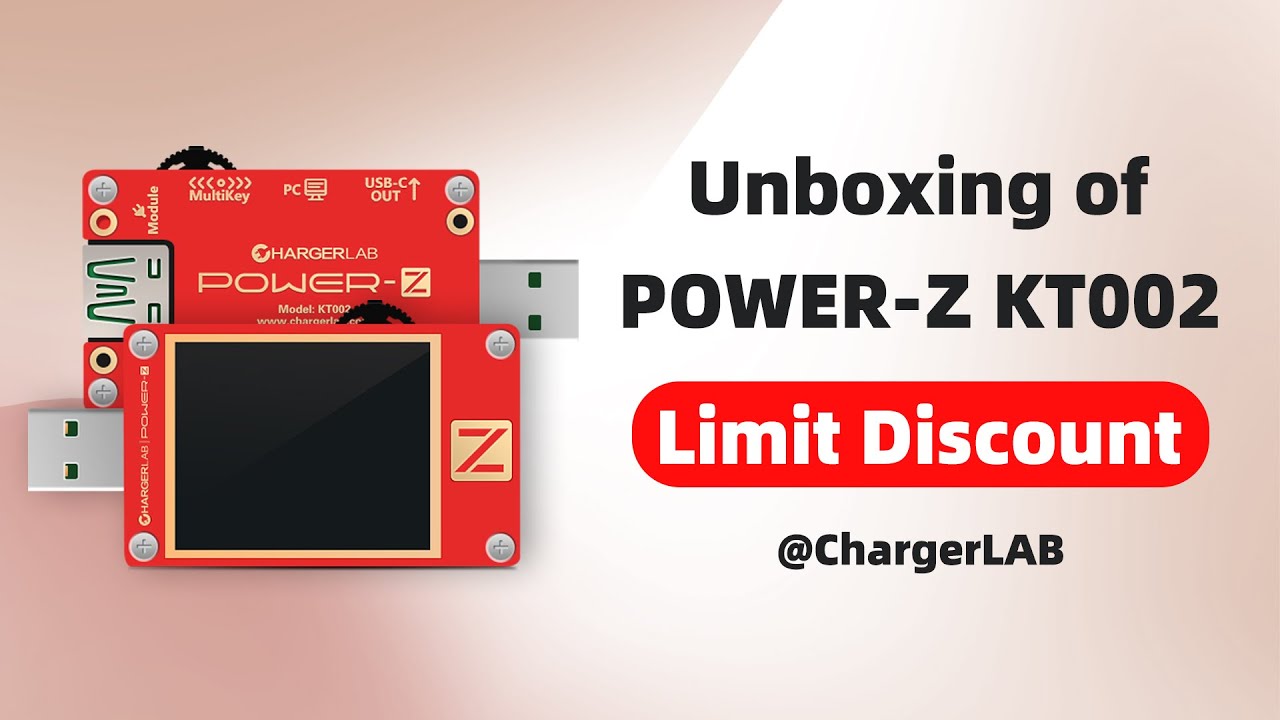 Only $49.99 | Unboxing & How to Use ChargerLAB POWER-Z KT002 USB-A