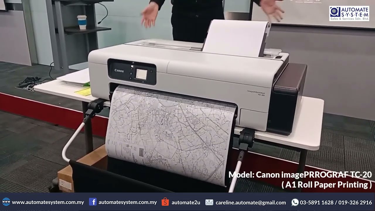 Canon imagePROGRAF TC-20 Large-Format Desktop Printer Workshop