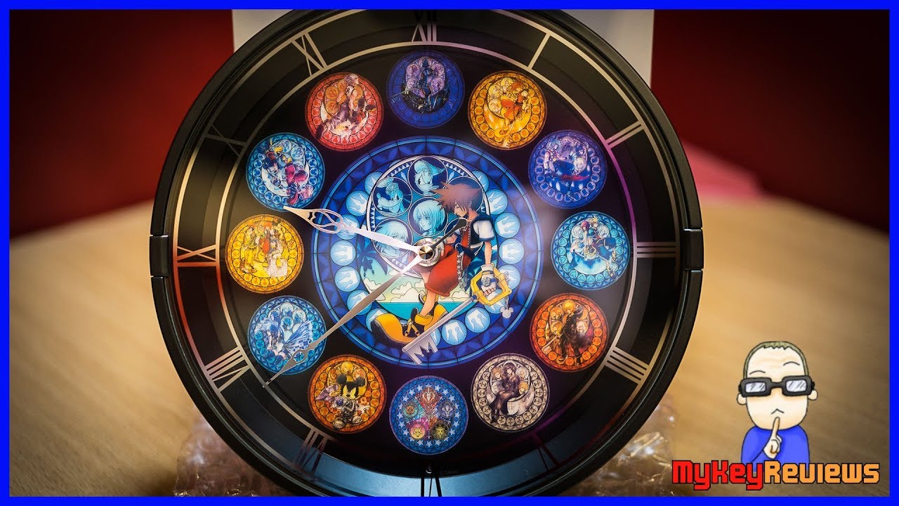 Kingdom Hearts Lighting Clock (Stained Glass Design) | Unboxing
