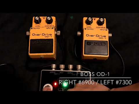 BOSS OD-1をレビュー！初期型を含む年代やシリアルナンバー別に比較