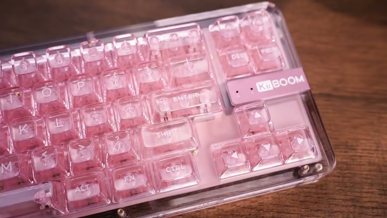 KiiBOOM Phantom 68 Pink Open box&Sound Test‪@kiiboom.official