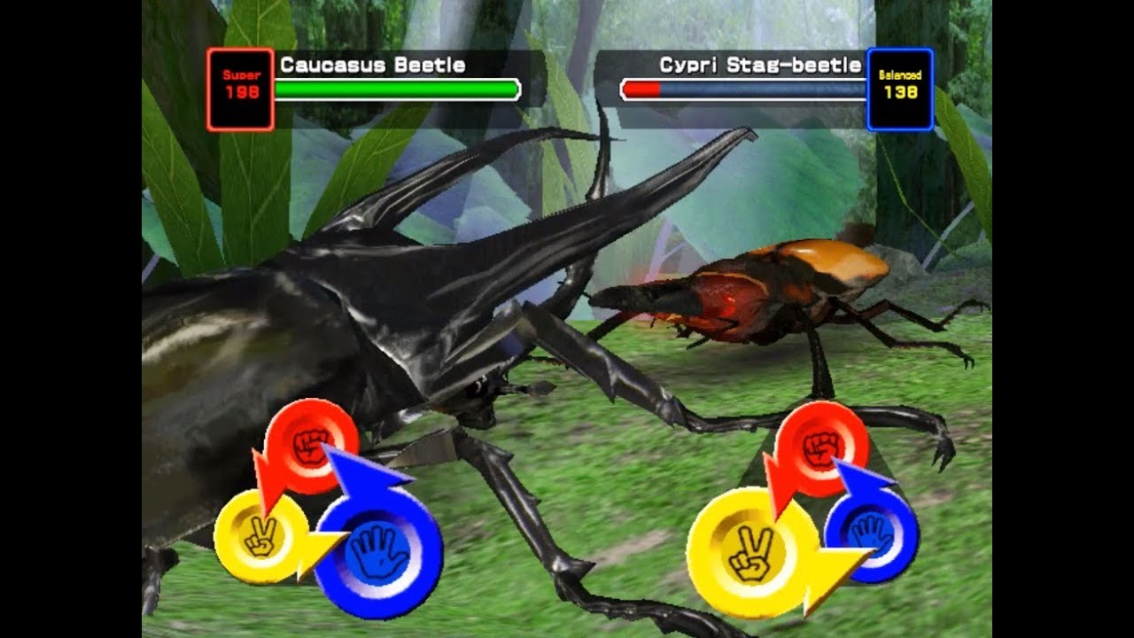 アーケード] 甲虫王者 ムシキング - コーカサスオオカブト VS 砂漠の森