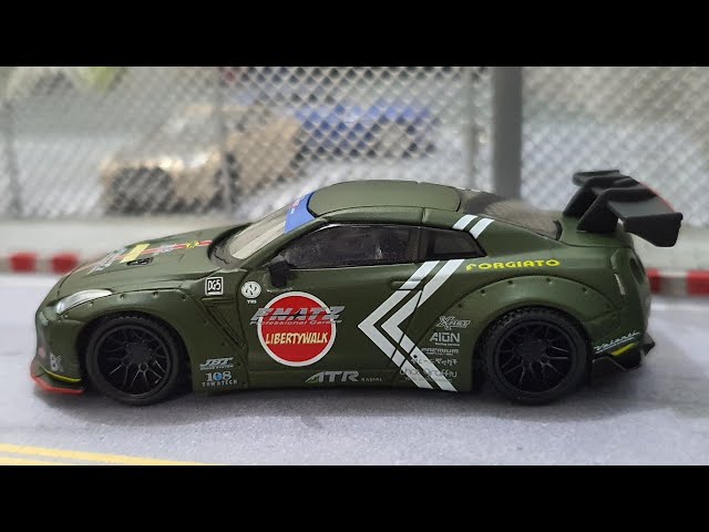 LB-WORKS Nissan GT-R (R35) Type 1, Rear Wing ver 1 Zero Fighter