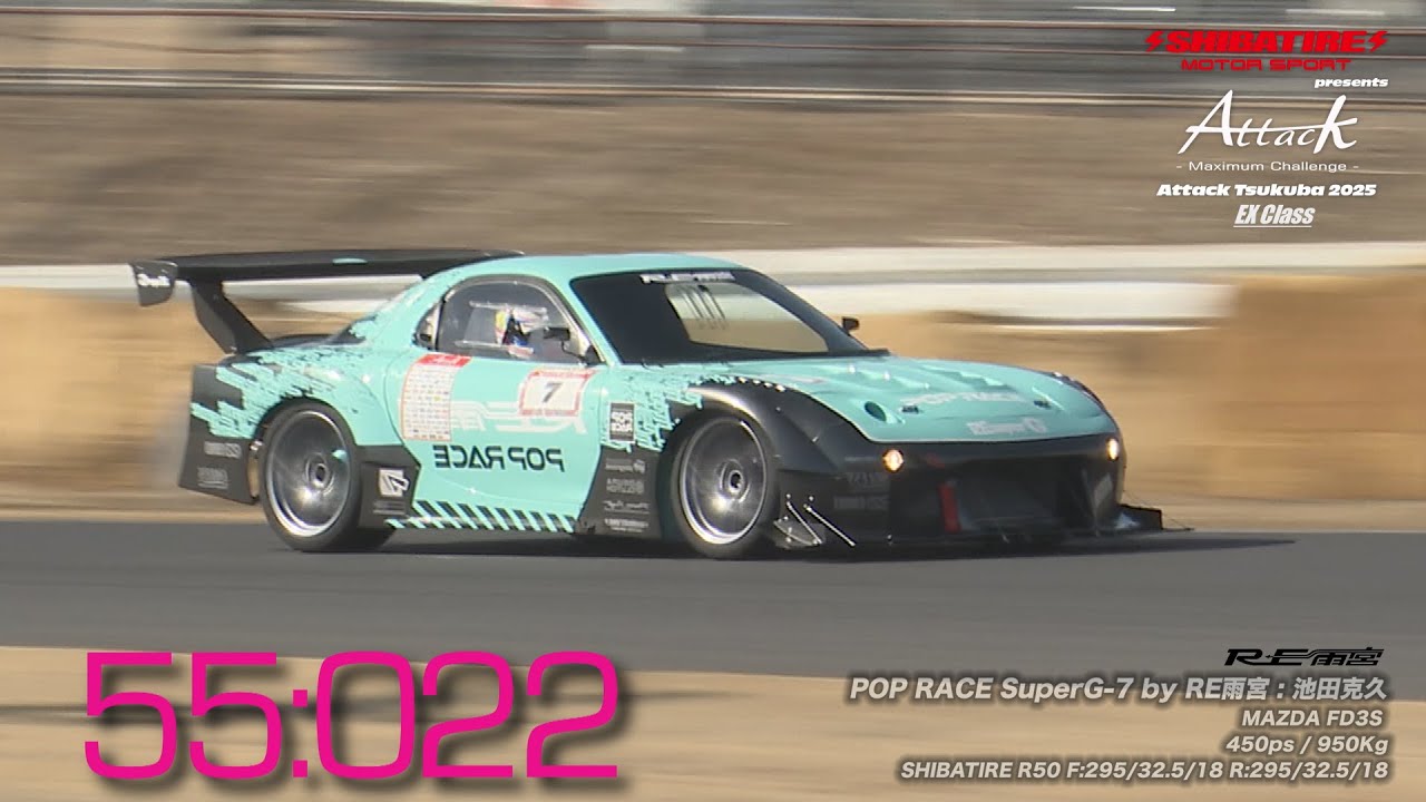 Shibatire presents Attack Tsukuba 2025：POP RACE SuperG-7 by RE