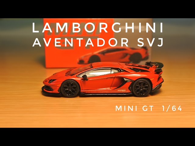 MINI GT Lamborghini Aventador SVJ 1/64 diecast car ミニカー