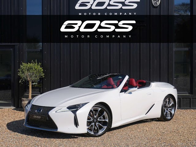 2021 Lexus LC500 V8 Convertible - YouTube
