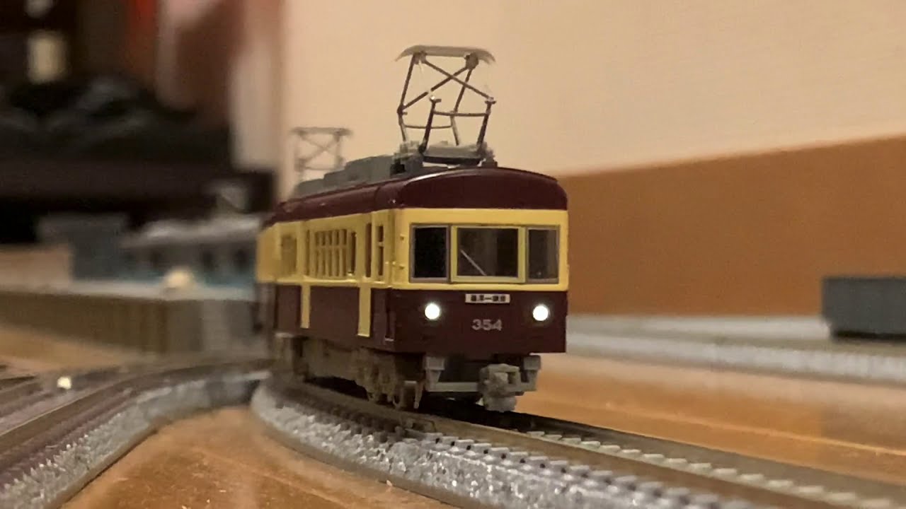 MODEMO NT40 江ノ島電鉄 300形 チョコ電塗装 動力動作確認済 MODEMO