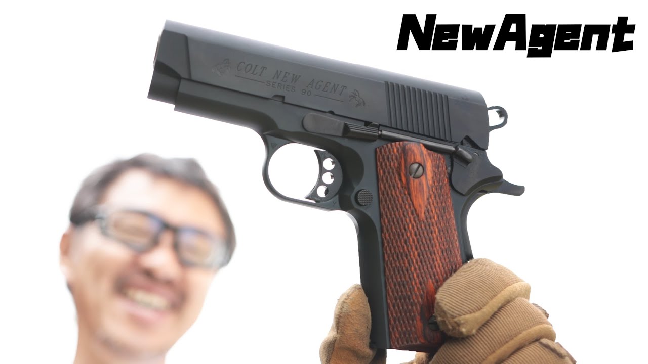 WA コルト ニューエージェント 超リアル仕上げ! ガンブラックver. ガス