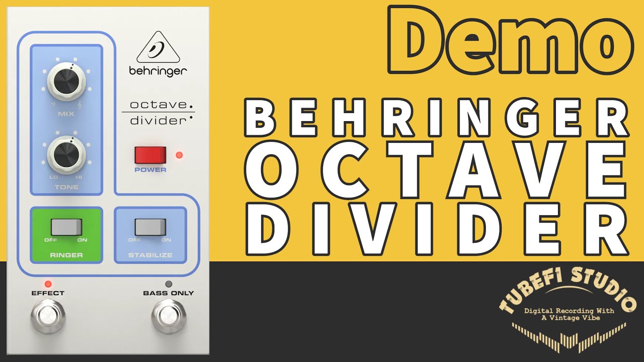 Behringer Octave Divider Demo - YouTube
