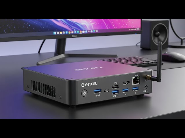 Getorli Mini PC Ryzen 7 8745HS Review 🚀 | 32GB DDR5, 4K 120Hz