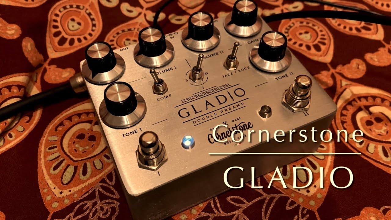 Cornerstone / GLADIO Double Preamp - YouTube