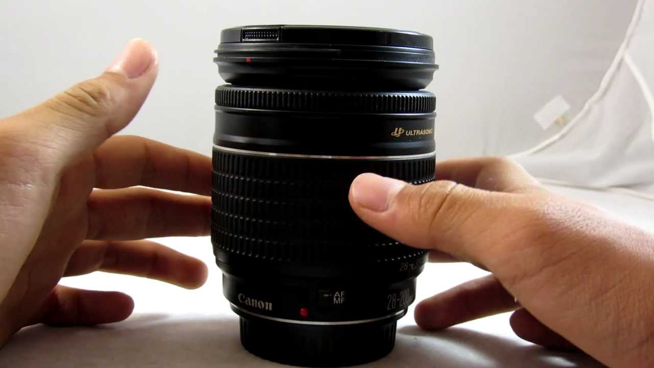 Canon EF Zoom Lens 28-200mm F3.5-5.6 USM Review/Tutorial - YouTube