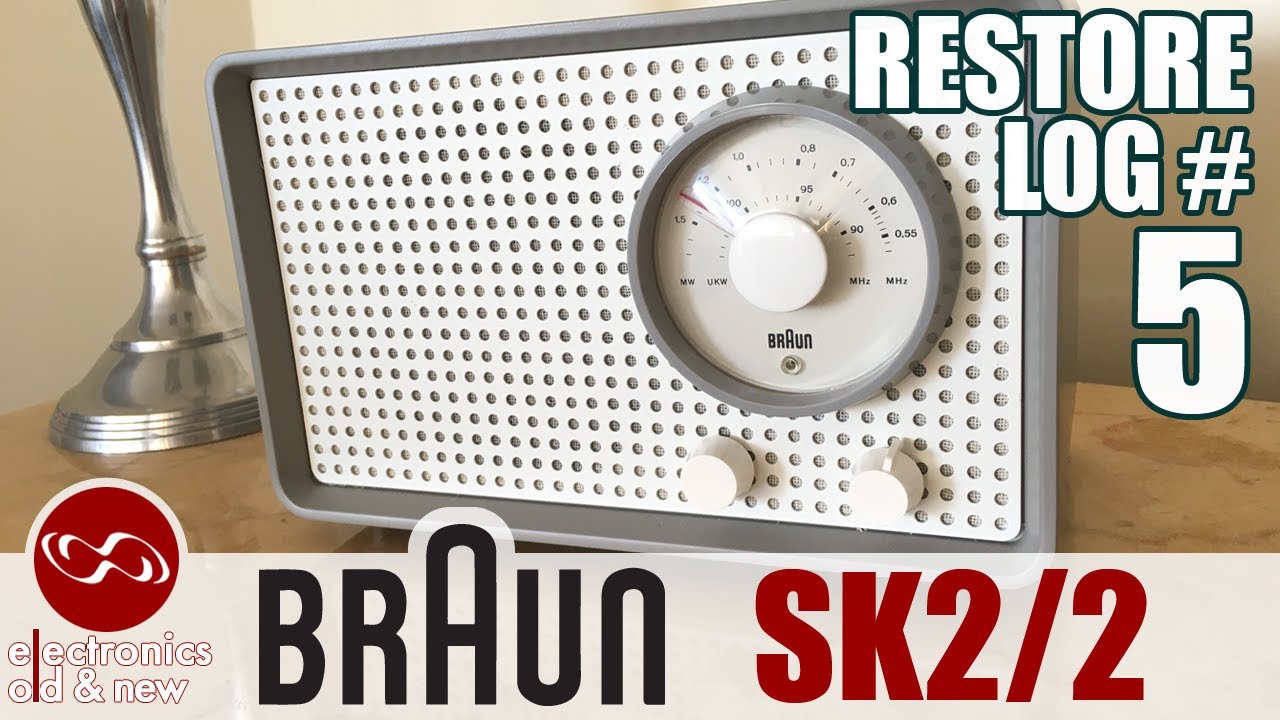 Braun SK 2/2 tube radio restoration - part 5 - YouTube