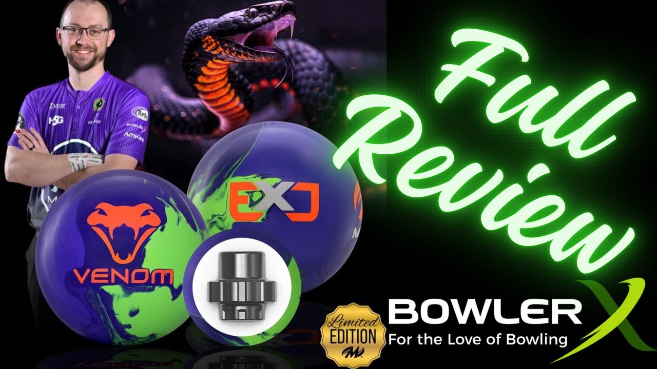 Motiv Venom EXJ Limited Edition Bowling Ball | BowlerX Full Uncut