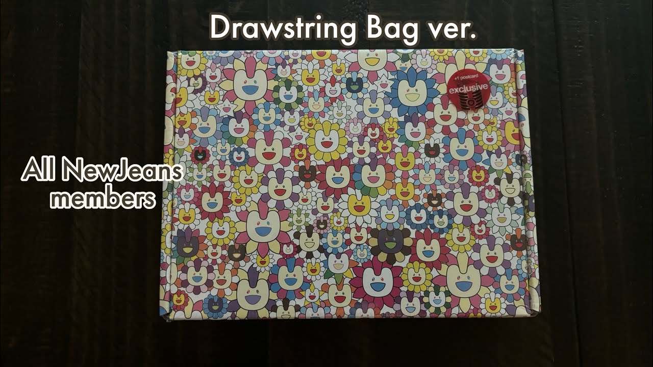 Unboxing] NewJeans Supernatural ⟡ Drawstring Bag ver ♡ NJ x