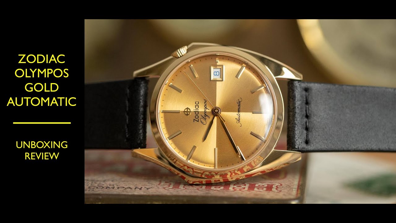 Zodiac Olympos Gold Automatic ZO9703 Watch | Review Valjoux