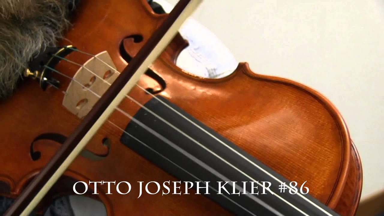 Otto Joseph Klier 86 Violin Demo - YouTube
