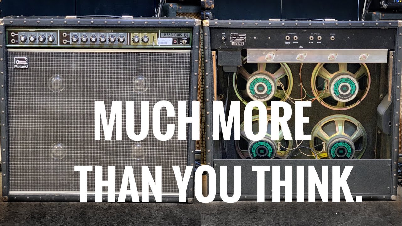 Roland Jazz Chorus JC-160 - Much More Than You Think! - YouTube