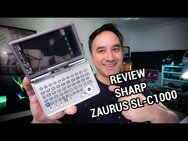 Powerful 20 years old Linux PDA: Sharp Zaurus SL-C1000 - YouTube