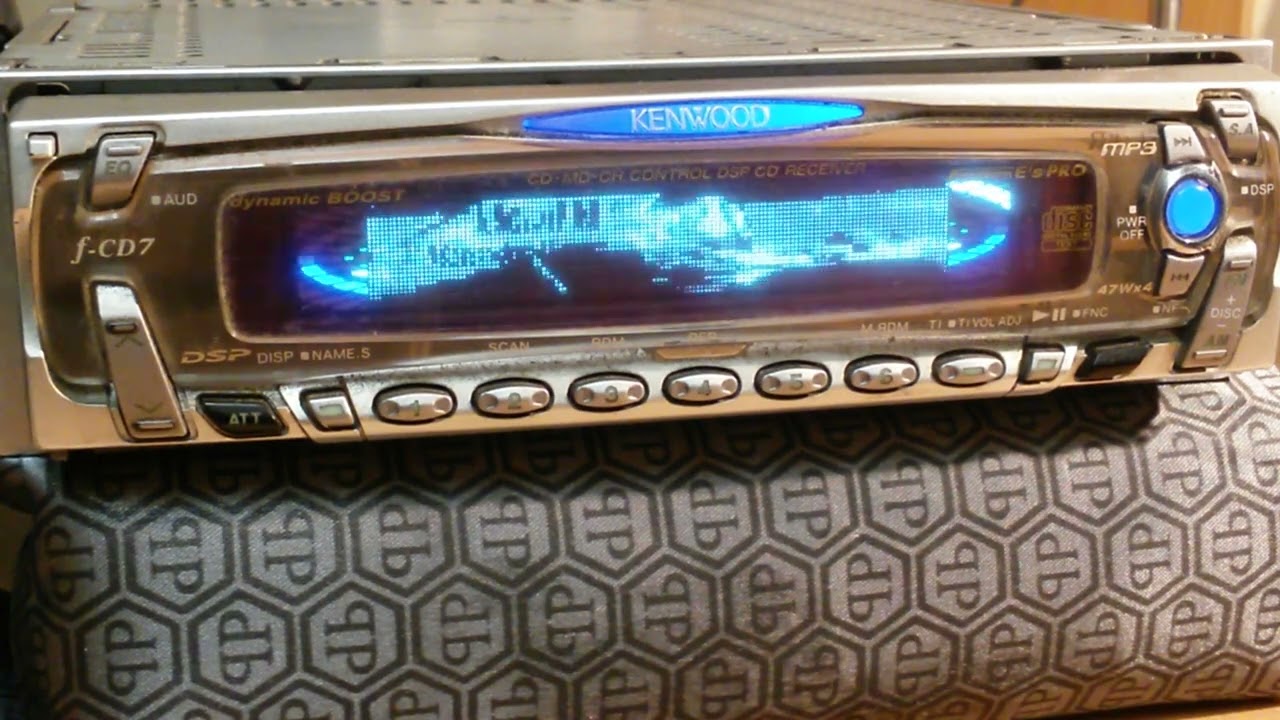 Kenwood f-CD7 + RC-601j AUX Demo animation (part 2) - YouTube