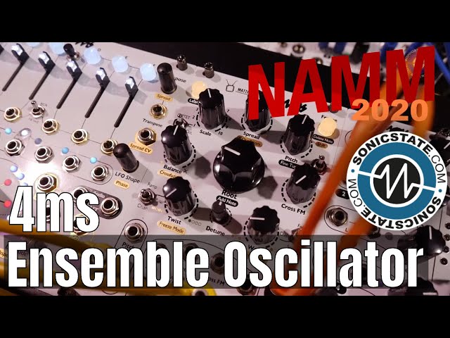 NAMM 2020: 4ms Ensemble Oscillator - Sixteen Complex Oscillators