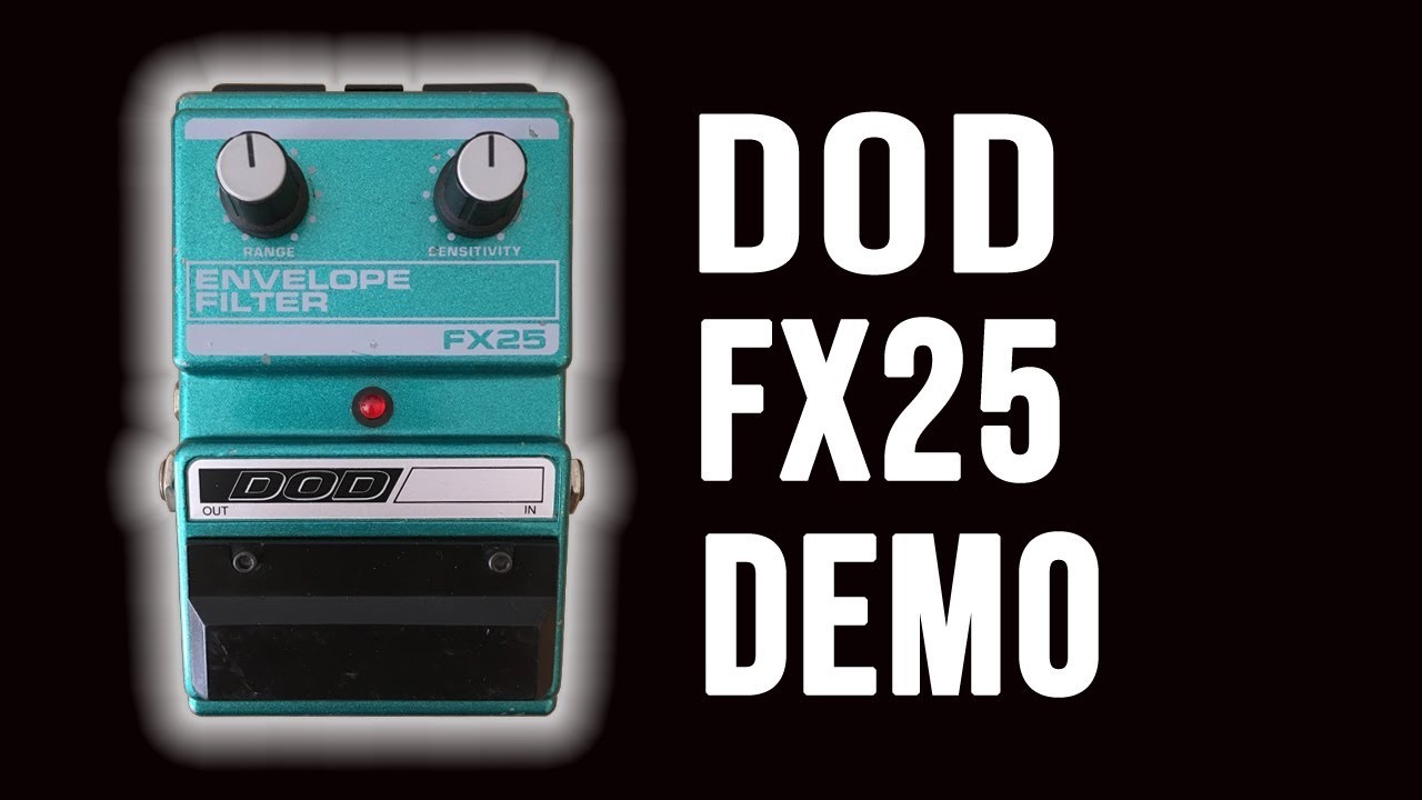 DOD FX25 Envelope Filter Bass Demo - YouTube