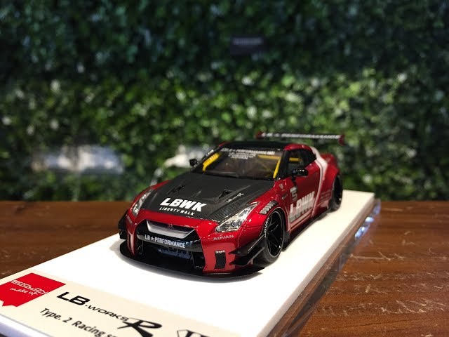 1/43 MakeUp LB-Works GT-R R35 Type 2 Racing Spec LB011C - YouTube