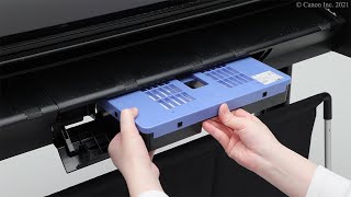 大判プリンター】メンテナンスカートリッジを交換する(GP-300/200)