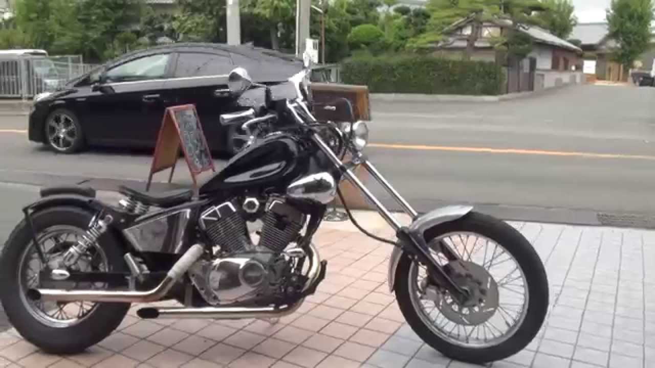 PLAYGUY 真のアメリカン フロントフォークに注目 Virago250