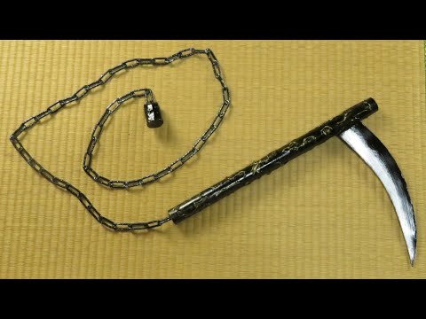 Kusarigama tutorial - Ninja's sickle type weapon - YouTube