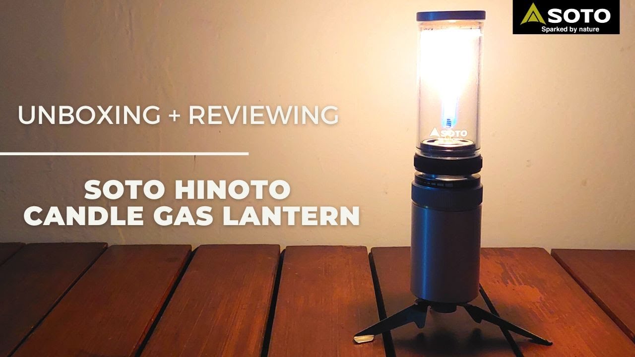 SOTO HINOTO | LAMPU CAMPING GAS CANISTER DARI JEPANG | CANDLE GAS