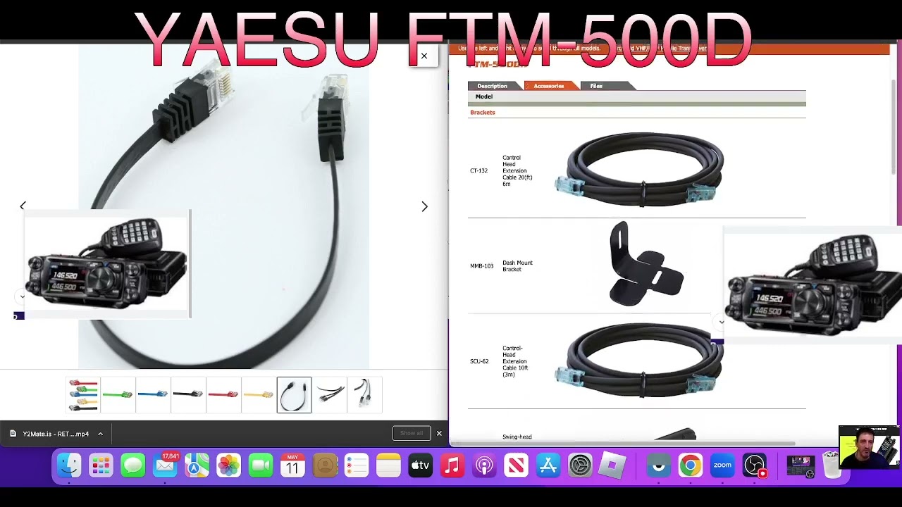 YAESU FTM500 - HEAD UNIT RJ45 - EXTENSION CABLE ,ON THE CHEAP