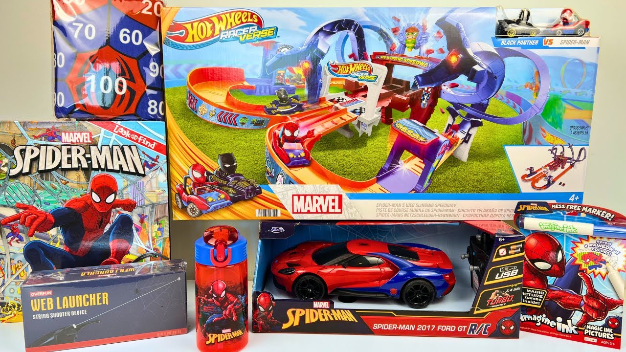 Marvel Spiderman Collection Unboxing Review | Hot Wheels Web